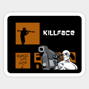 Frisky Killface Sticker